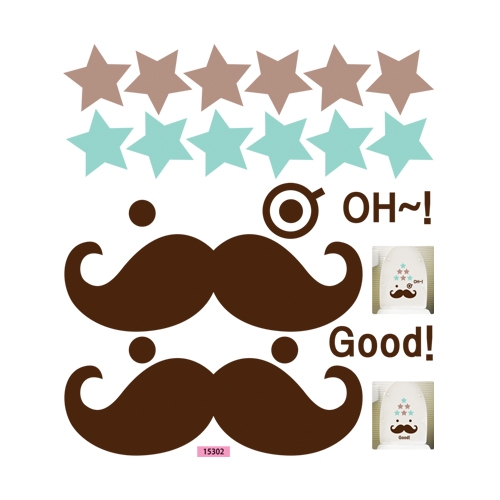 (스티커몰)DIY 라이프 멋쟁이 수염 DIY-15302