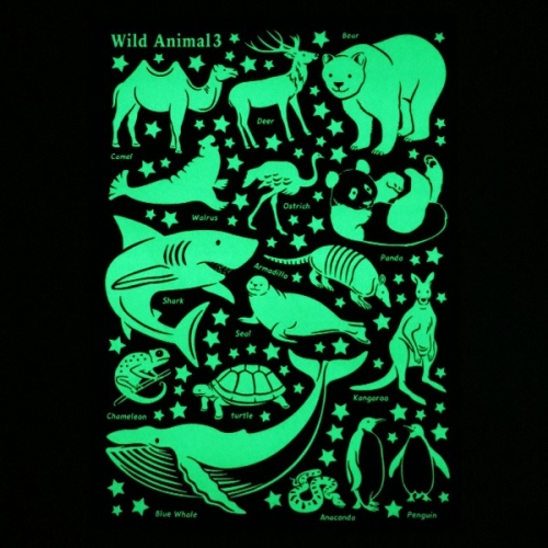(스티커몰)데코야광인테리어 지구별 야생동물 FDS-21218