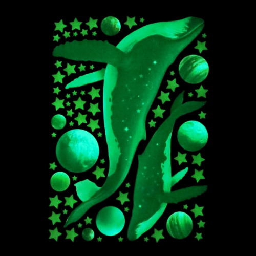 (스티커몰)데코야광인테리어 우주담은 고래 FDS-21219