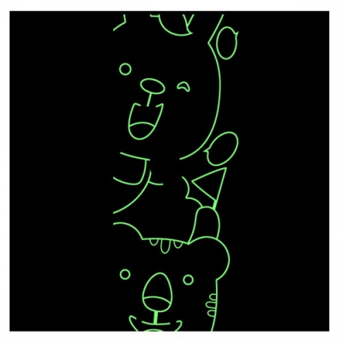 (스티커몰)키재기 토끼와 거북이 FDT-6354