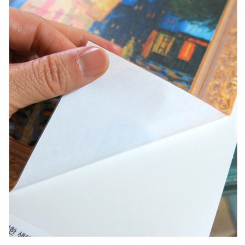 (스티커몰)명화액자 고흐 카페테라스 FM-808