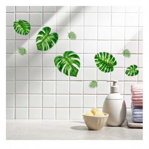 (스티커몰)데코스티커 몬스테라잎 GDT-8101