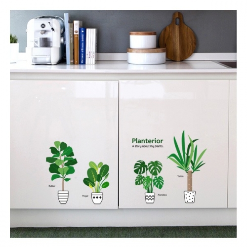 (스티커몰)데코스티커 플렌테리아 GDT-8105