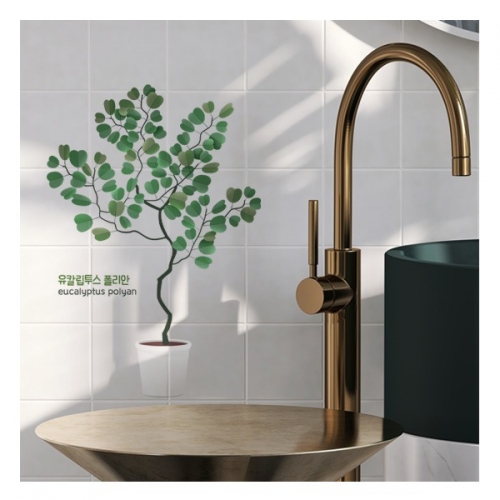 (스티커몰)데코스티커 유칼립투스 GDT-8107