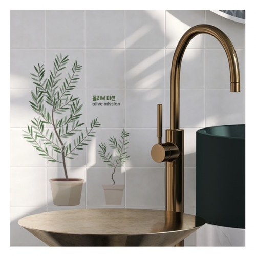 (스티커몰)데코스티커 올리브 GDT-8108