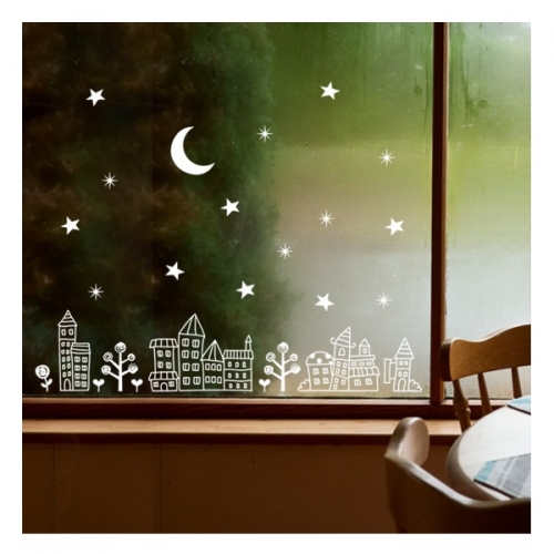 (스티커몰)겨울 눈꽃 X-MAS 별빛마을 GDT-850