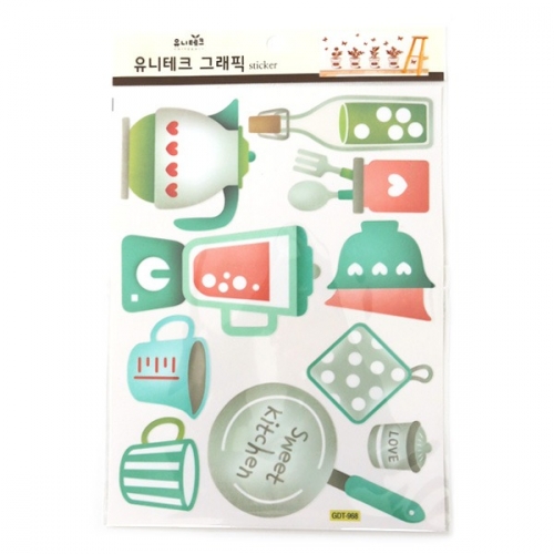 (스티커몰)그래픽s 스윗키친 GDT-968