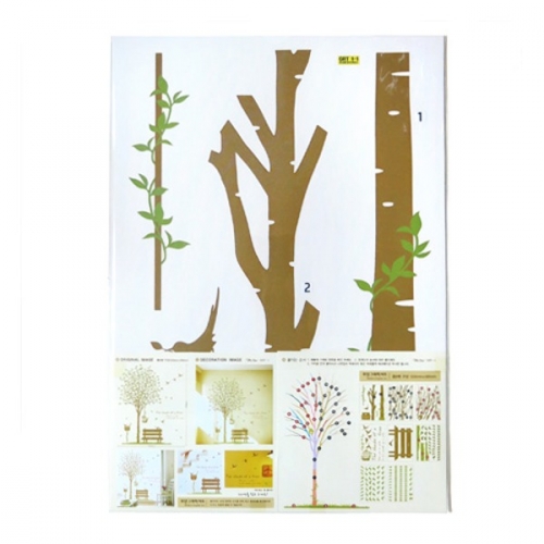 (스티커몰)그래픽아트G 나무아래휴식 GRT-01