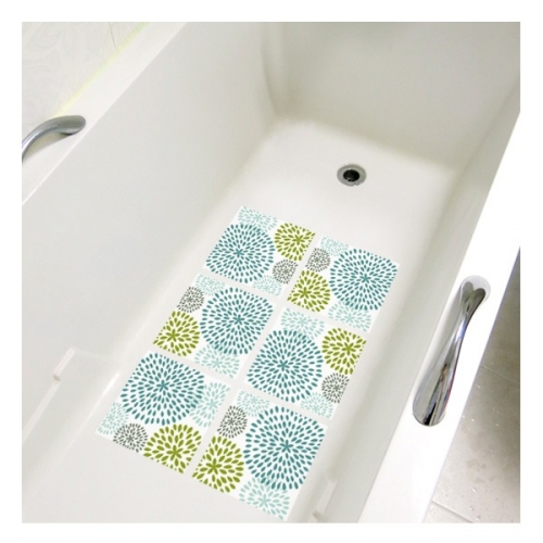 (스티커몰)논슬립(6매) 그린플라워 GS-7705