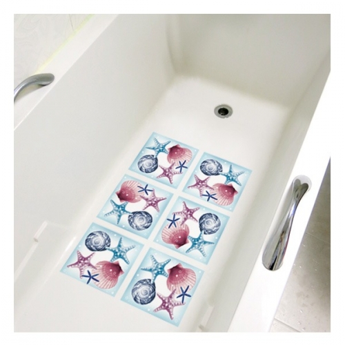 (스티커몰)논슬립(6매) 조개와 불가사리 GS-7708