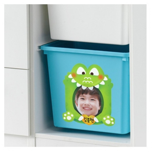 (스티커몰)사진이름표(5매) 악어 N-712