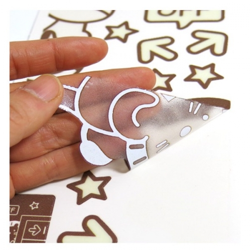 (스티커몰)야광스위치코디(2매) 애니멀 NC-05