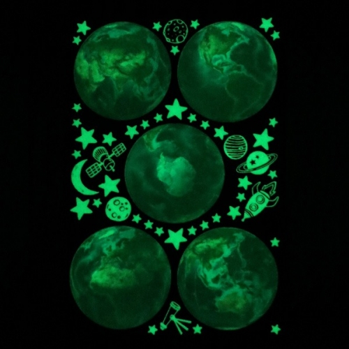 (스티커몰)야광별 아름다운 지구 NS-61