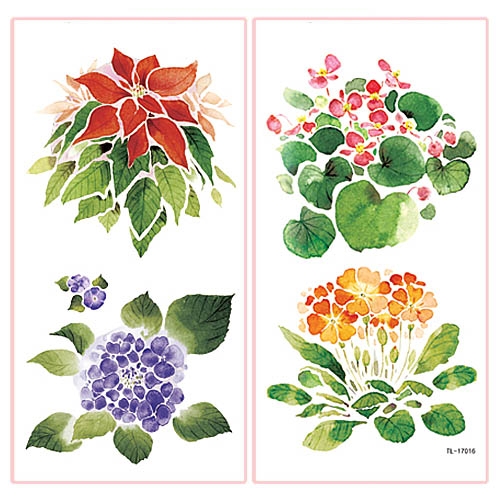 (스티커몰)홈코디(2매) 수국 TL-17016