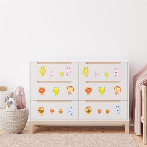 (스티커몰)홈코디(2매) 동물들 TL-17037