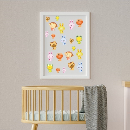 (스티커몰)홈코디(2매) 동물들 TL-17037