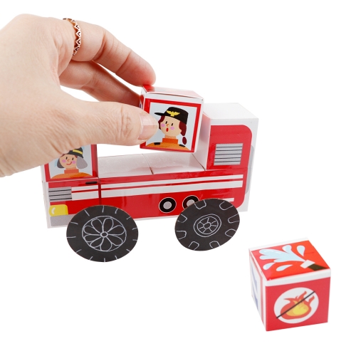 메이크문구 DIY653 내맘대로자동차만들기 소방차