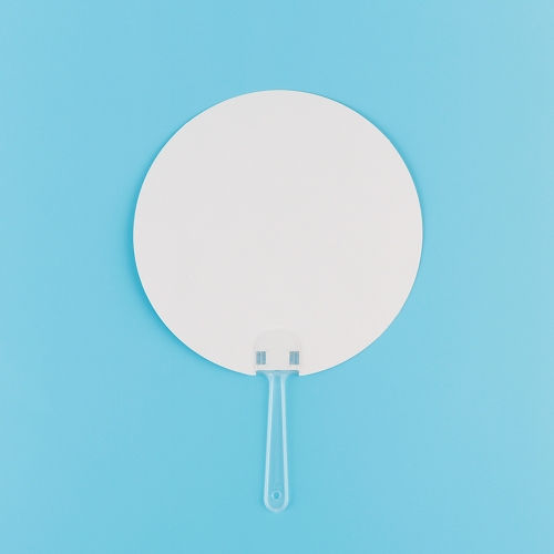 메이크문구 그리기손잡이부채 원형