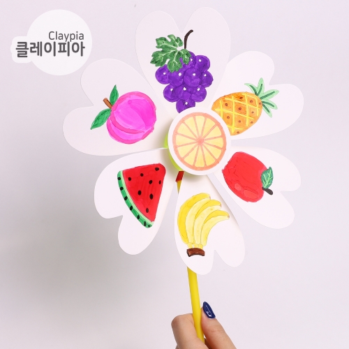 클레이피아 종이 바람개비 5종