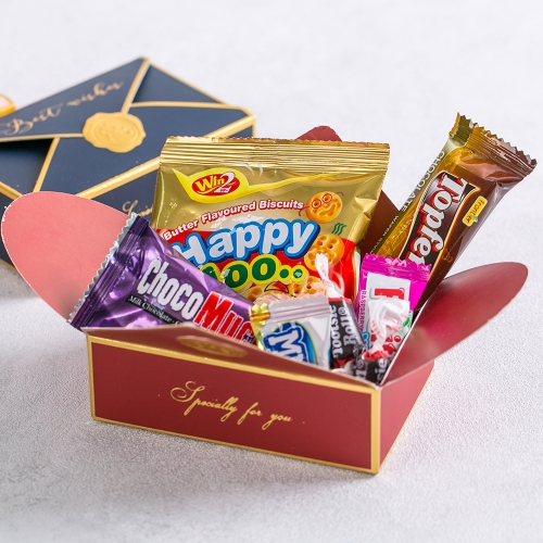 [답례품 구디백] 달콤한 편지+무료스티커 졸업 입학 스티커 생일 간식 선물 방학 축하 G_GI0023