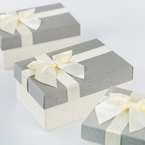 [답례품 구디백] 심플 리본 간식 상자+무료스티커 졸업 입학 스티커 생일 간식 선물 방학 축하 G_GI0032