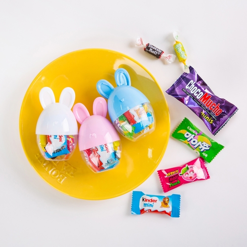 [답례품 구디백] 토끼알 간식 케이스+무료스티커 졸업 입학 스티커 생일 간식 선물 방학 축하 G_GI0040