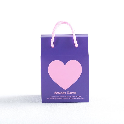 [답례품 구디백] 빵빵 하트 가방+무료스티커 졸업 입학 스티커 생일 간식 선물 방학 축하 G_GI0039