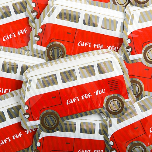 [답례품 구디백] 스쿨버스 간식팩+무료스티커 졸업 입학 스티커 생일 간식 선물 방학 축하 G_GI0055