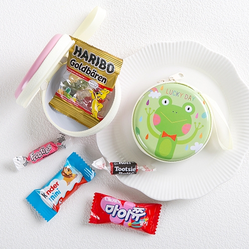 [답례품 구디백] 틴케이스 간식 지갑+무료스티커 졸업 입학 스티커 생일 간식 선물 방학 축하 G_GI0056