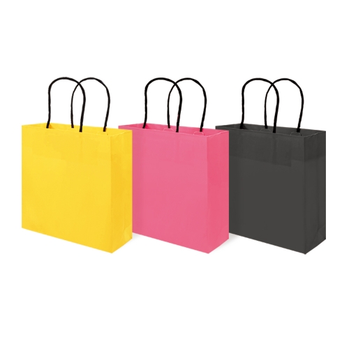 컬러 쇼핑백 - PINK (2매입)