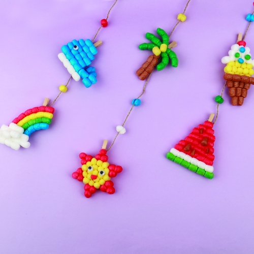 미니플레이콘 가랜드-여름친구들