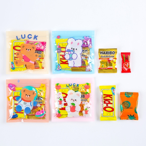 [답례품 구디백] 동물 친구 간식팩+무료스티커 졸업 입학 스티커 생일 간식 선물 방학 축하 G_GI0066