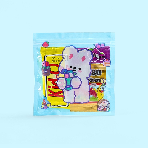 [답례품 구디백] 동물 친구 간식팩+무료스티커 졸업 입학 스티커 생일 간식 선물 방학 축하 G_GI0066