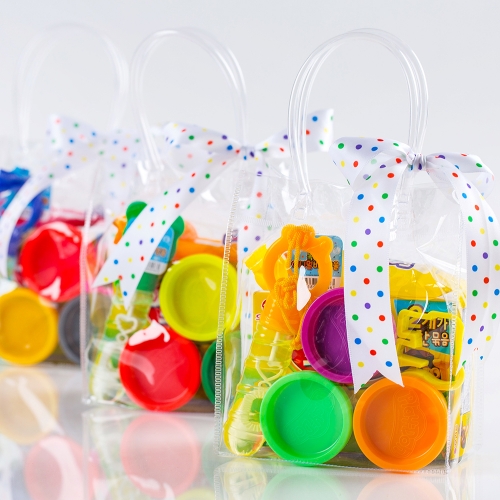 [답례품 구디백] 플레이도우 소풍 가방+무료스티커 졸업 입학 스티커 생일 간식 선물 방학 축하 G_GI0070