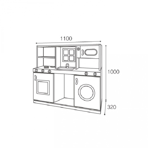 고무 다용도주방세트 커튼형