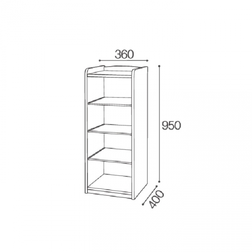 고무 사물함 4인용