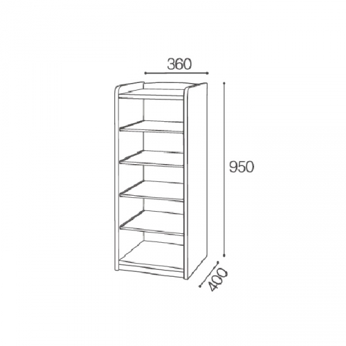 고무 사물함 5인용