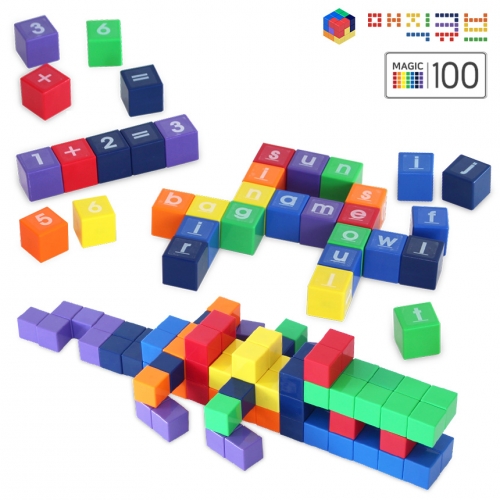 매직큐브 큐블로 국내생산 자석블럭 매직큐브100 MC100C