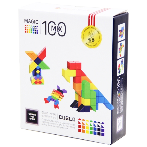 매직큐브 큐블로 국내생산 자석블럭 매직MIX100C