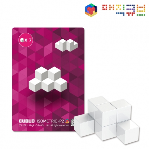 매직큐브 큐블로 디자이너 국내생산 자석블럭 & 퍼즐카드 포함 MC28W