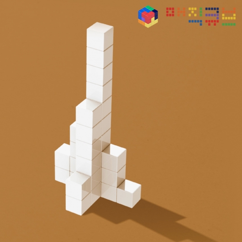 매직큐브 큐블로 디자이너 국내생산 자석블럭 & 퍼즐카드 포함 MC28W