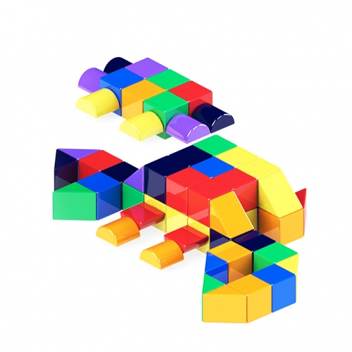 매직큐브 큐블로 국내생산 자석블럭 매직큐브70 활동카드 세트 MC70W