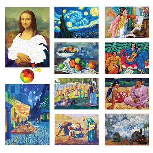 폴리곤아트 명화 시리즈