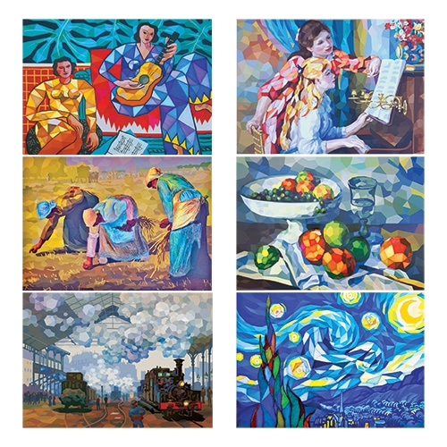 폴리곤아트 명화 시리즈