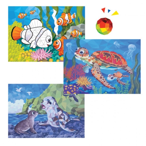 폴리곤아트_바다생물 시리즈 7종