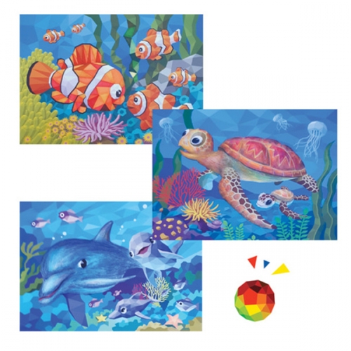 폴리곤아트_바다생물 시리즈 7종