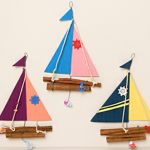 계피스틱 돛단배 모빌