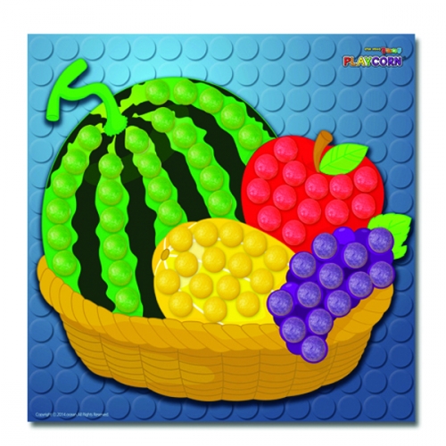 플레이콘 모자이크 (과일바구니) 5인용-1세트