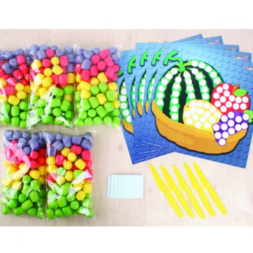 플레이콘 모자이크 (과일바구니) 5인용-1세트