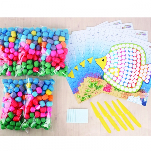 플레이콘 모자이크 (열대어) 5인용-1세트